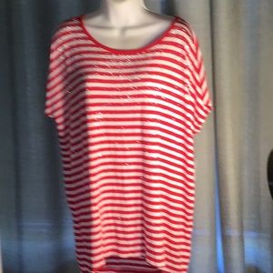 Women’s stripe top Great for 4th of July NWOT